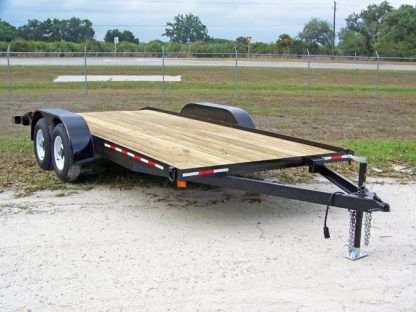 7x18 Pressure Treated 2x8 Decking, 7K GVWR, Extended Tongue