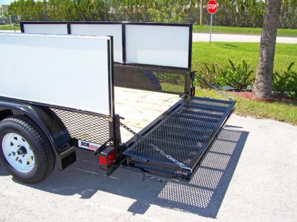 Folding Ramp Deck Extension Position, 7K GVWR